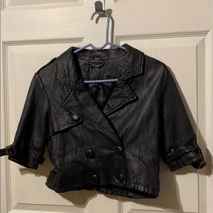 red by marcecko leather jacket large